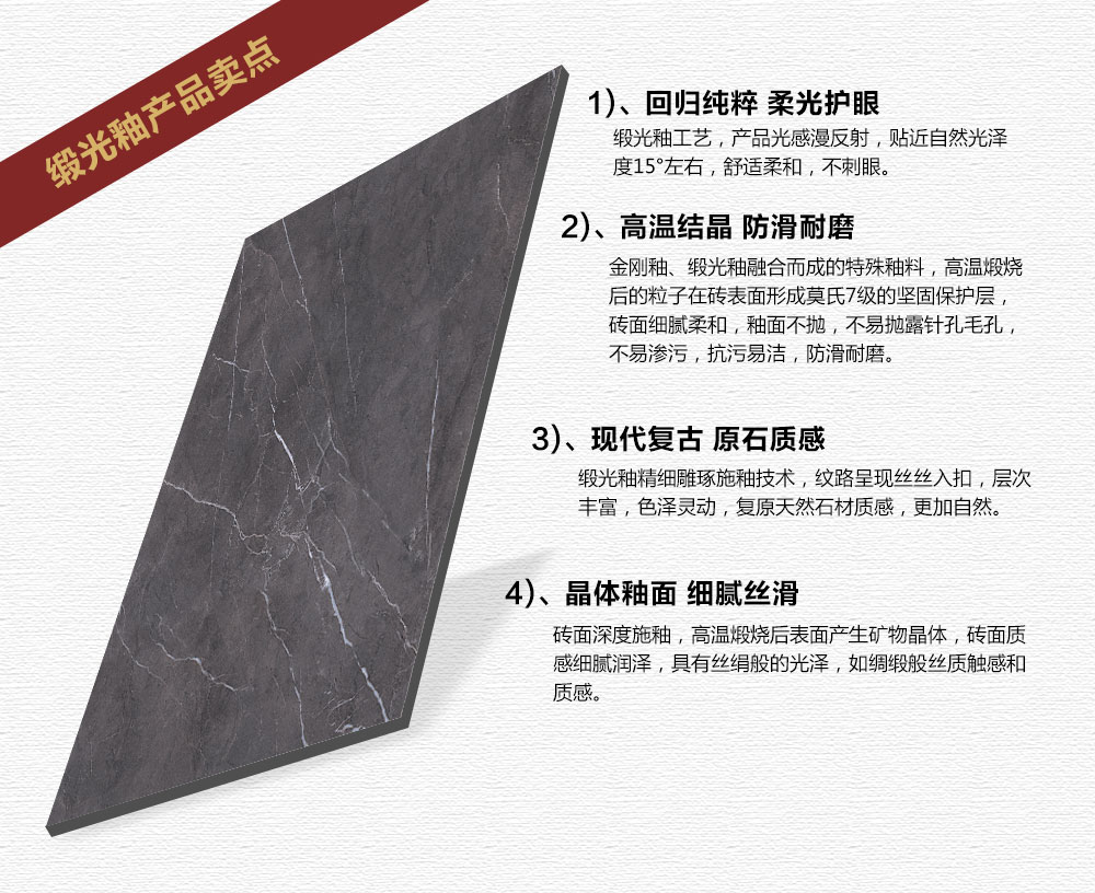 网信快3·(中国游)官方网站瓷砖现代仿古砖|| 15°的缎光柔情，如丝绸缎 柔润和善